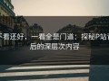 不看还好，一看全是门道：探秘P站背后的深层次内容