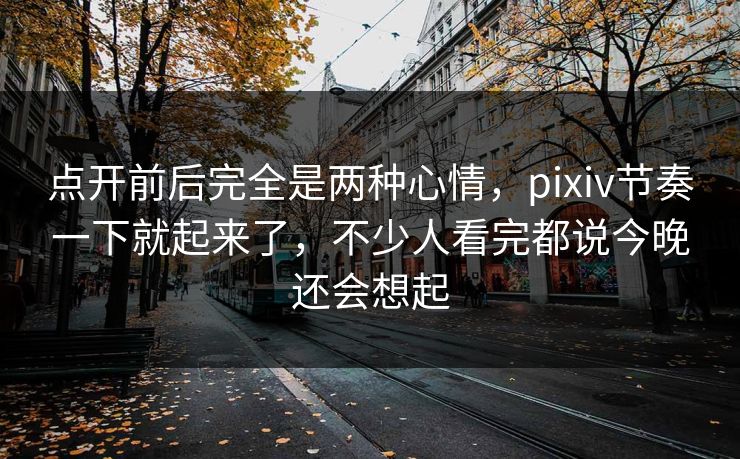 点开前后完全是两种心情，pixiv节奏一下就起来了，不少人看完都说今晚还会想起-第1张图片-p站影视站 | p站镜像热门视频