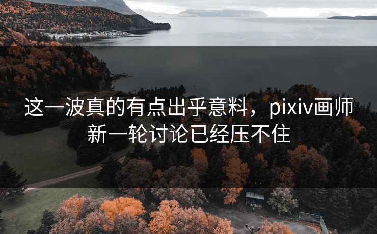 这一波真的有点出乎意料，pixiv画师新一轮讨论已经压不住-第1张图片-p站影视站 | p站镜像热门视频